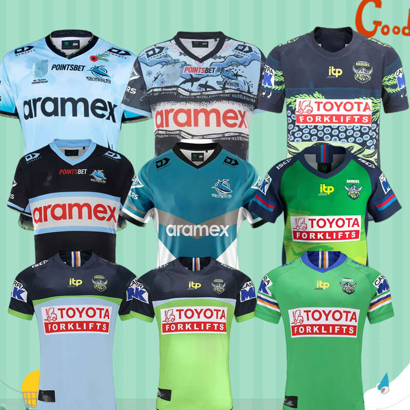 

22 23 Super Rugby League NRL Lan Holden Jersey Australian Raider rooster Bull Stormer head Navy Jaguar Black Shark 2022 2023 Retro Rugby shirt S-5XL, Rugby jersey