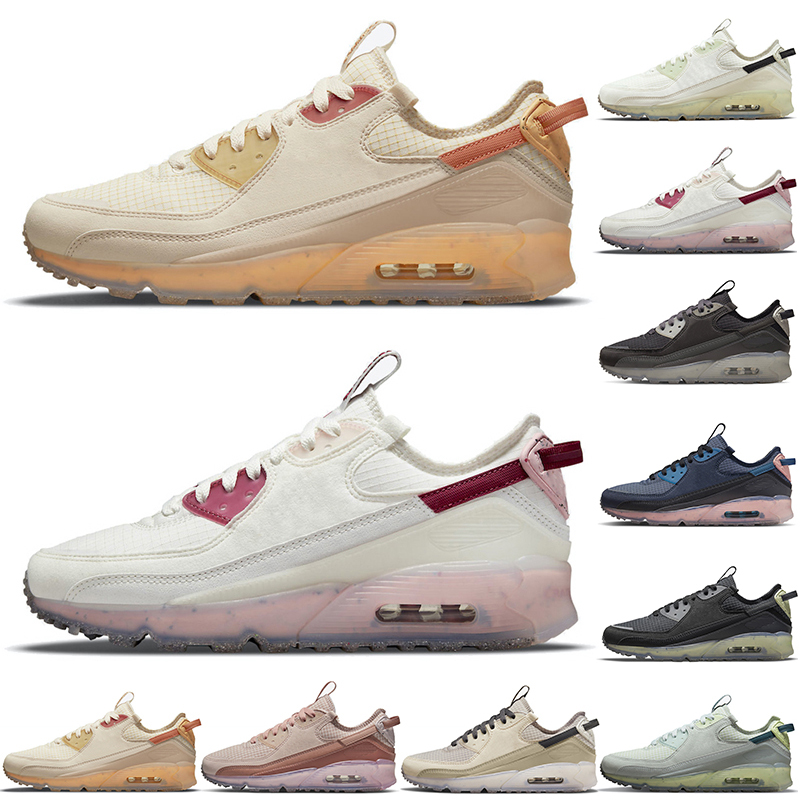 

classic terrascape running shoes men sneakers women chaussures Solar Flare Photon Dust Safety Orange Sail UNC outdoor sport mens trainers 36-45, Rose gold leather