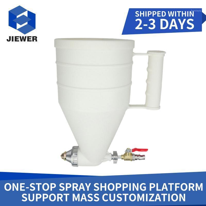 Real Stone Paint Spray Gun For Exterior Wall Diatom Mud Ball Coating Machine Tool Plastic Sandblasting Pot Professional Guns-image-760066048