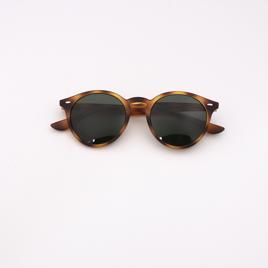 

Unisex Medium Oval round Shape TR90 glass lens UV400 Sunglass top Quality Hot Selling men women Beach designer Eyewear 49mm With Original Case