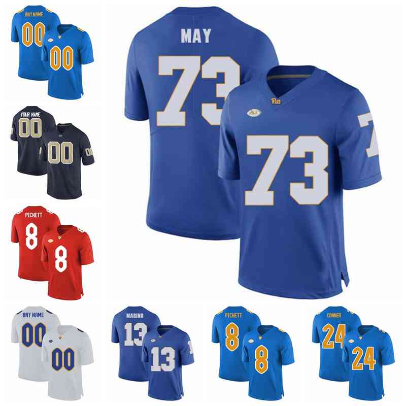

Pittsburgh Panthers College Football Jerseys Mens Curtis Martin Jersey LeSean McCoy Dan Marino Larry Fitzgerald Darrin Hall Custom Stitched, Womens old navy blue
