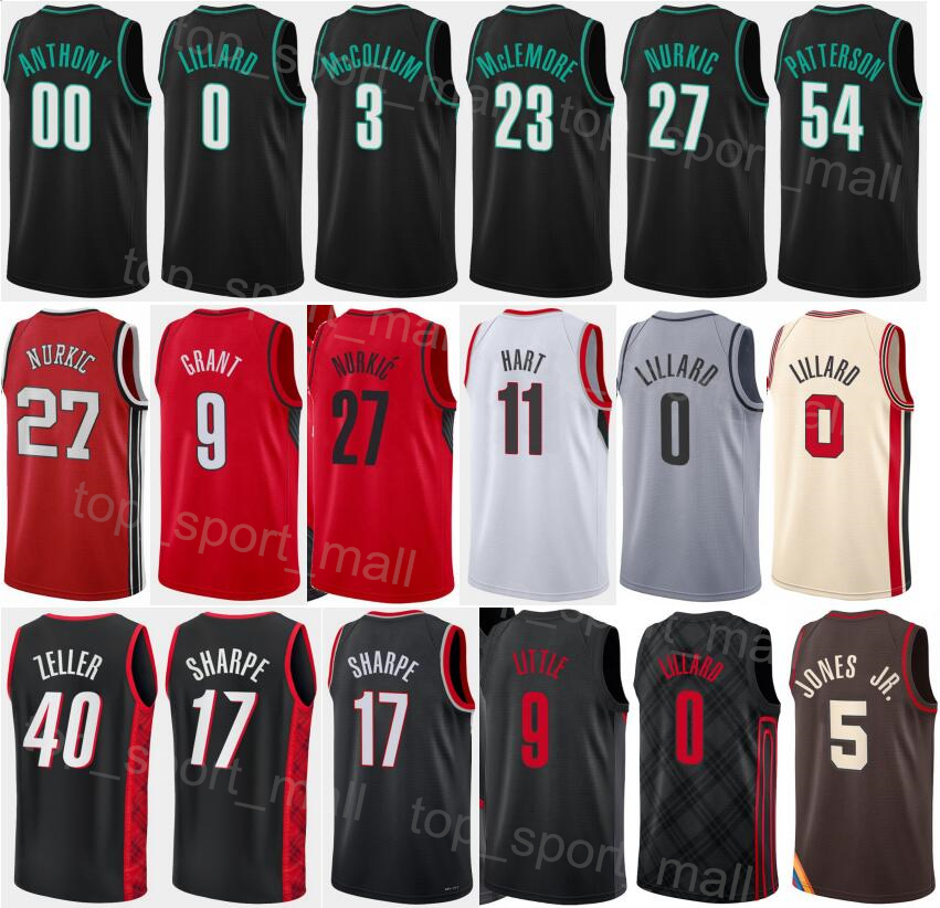

Screen Print Men Youth Basketball Damian Lillard Jersey 0 Jusuf Nurkic 27 Anfernee Simons 1 Josh Hart 11 Jerami Grant 9 Drew Eubanks 24 City Earned Association Team, White