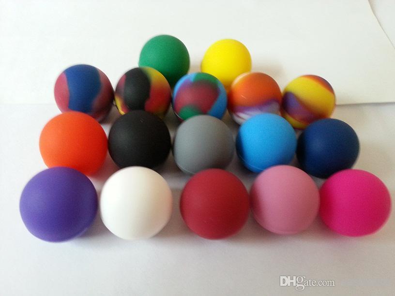 

Ball Shape Silicone Container Jars Dab For Concentrate Oil Wax Multi Color 20 Pcs