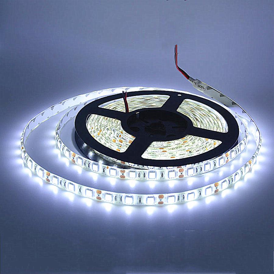 

2835 RGB led strip waterproof 5M 300LEDs tape luminaria luz 12V Car home LED ribbon White Warm white Blue Red Green light186K