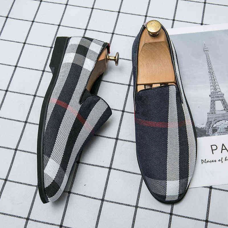 

Plus Size 48 Men's Leather Designer Shoes Plaid Peas Black Boat Shoes Autumn Luxury Loafers Men Moccasins Casual Male Shoes 2022 Y220530, 810 white