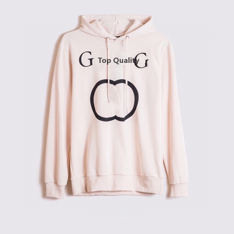 

Designer Brand High Qualitynew Autumn Printed Letter Double -Ring Hooded Sweater For Men And Women With Pure Cotton Joker Tide Brand Student, White