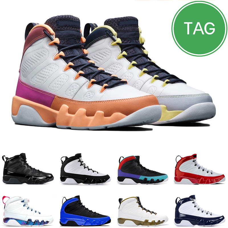 

men basketball shoes 9s 9 Chile UNC Racer Blue University Gold Dream It Do It Gym Red mens trainers sports sneakers, #6