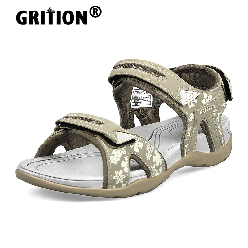 

Women Summer Sandals Comfortable Breathable Flat Casual Famale Shoes Outdoor Walking Hiking Non Slip 2022 New Fashion, Grey