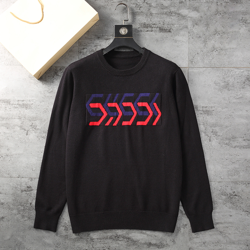 

Designer Mens Sweaters Fashion Men High Quality Casual Round Long Sleeve Sweater Women Letter Printing Clothing, 01
