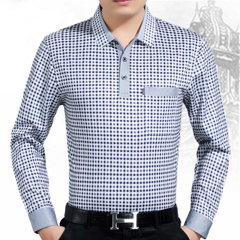 

Men's Polos Fashion Men Shirt Long Sleeve Autumn And Spring For Loose Casual Korean Brand Clothing Large Size 4XL E341Men's Men'sMen's, 884 red
