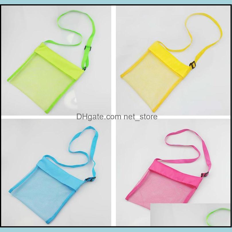 

Cosmetic Bags Cases Bags Lage Accessories Children Jelly Kids 23*23Cm Sand Mini Beach Bag Mesh Tote Organizer Toy Treasures For Sea Shell, Randomly sended wholesale