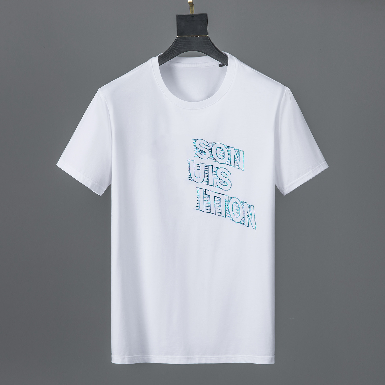 

2022 Summer Men Clothing High Quality Casual Cotton Polo T Shirts Short Sleeves Fashion Streetwear Hip Hop Designer M-4XL#32, Black