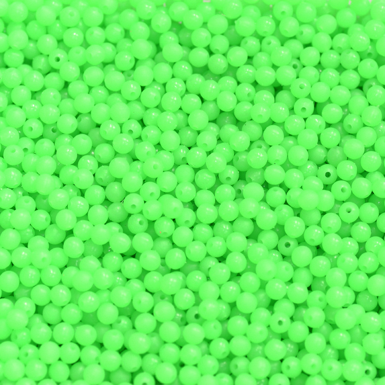 

3-12mm fishing glow bead rig making luminous bead terminal tackle