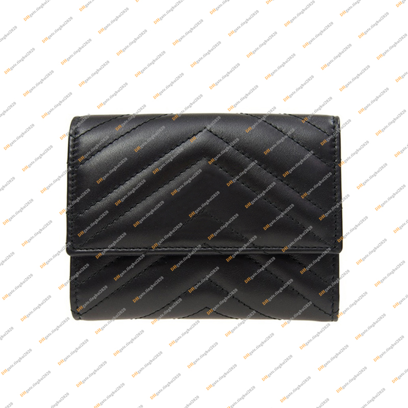 

Ladies Fashion Casual Designer Luxury Embroidery Wallet Coin Purse Key Pouch Credit Card Holder High Quality TOP 5A 474802 Business Card Holders, Black / with dust bag & box