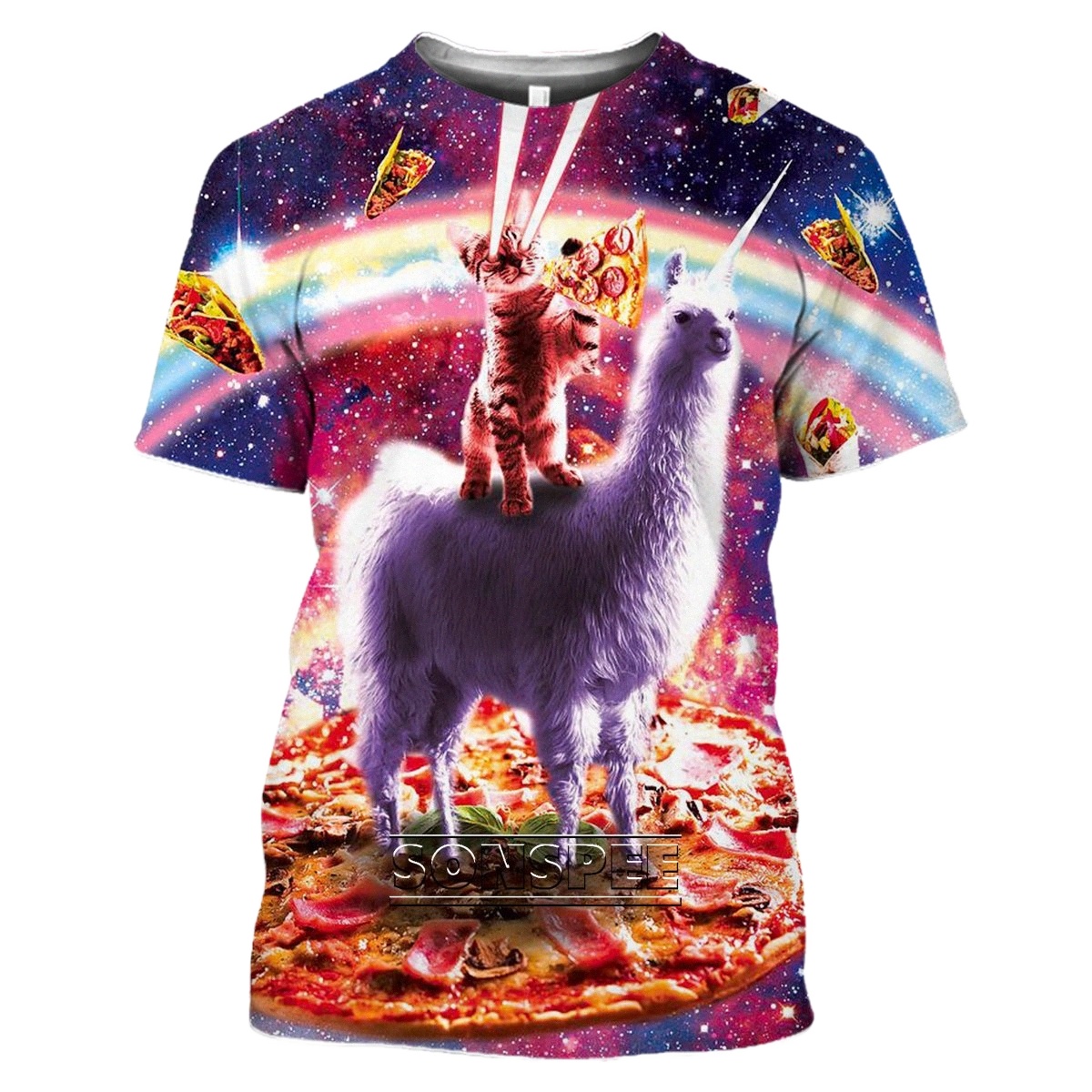 

high quality 3d Print Men Women T Shirt Animal Cat Alpaca Short Sleeve Graphic T-Shirt Streetwear Harajuku Anime Funny Shirts 2022 hot tops, Taaa20828