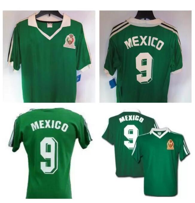 

MEXICO 1986 Retro Soccer Jerseys #9 H.SANCHEZ #10 CARCIA vintage GALINDO ALVES Camiseta de futbol HERMOSILLO SUAREZ G.ASPE football shirt, Retro 1986
