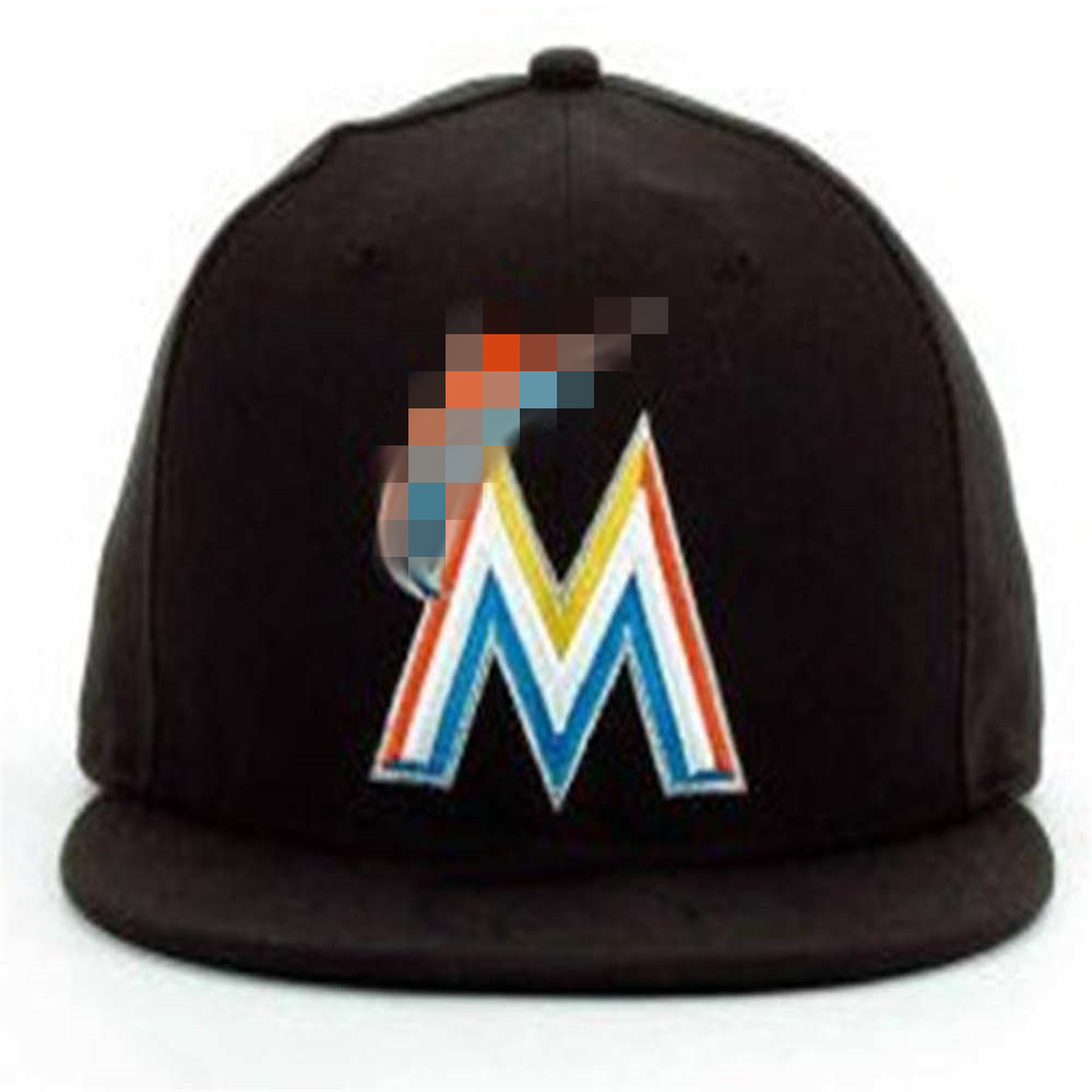 

Marlins M letter Baseball caps hip hop cap for men women gorras casual Fitted Hats H2