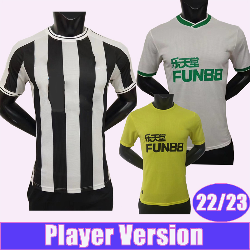 

22 23 RITCHIE Player Version Mens Soccer Jerseys ALMIRON FERNANDEZ WILSON SHELVEY JOELINTON LASCELLES Home Away Goalkeeper Football Shirts Short Sleeve Uniform, Smy9645 22 23 gk no patch