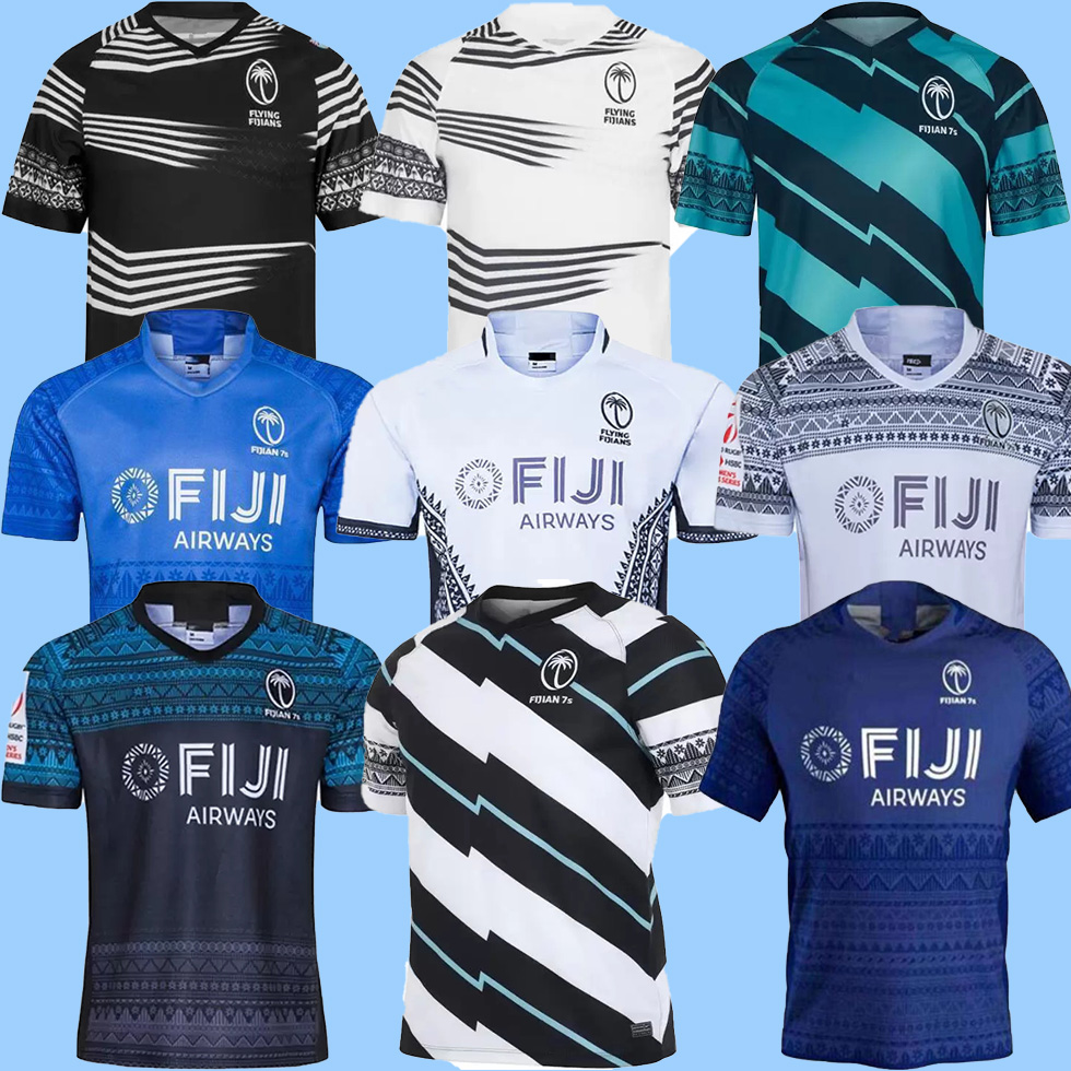 

21 22 fiji rugby jersey Sevens National 7's Rugby Jerseys Minster Cardiff Blues Renster Glasgow Warriors Mercedes cougar Australia football shirts men, Bule