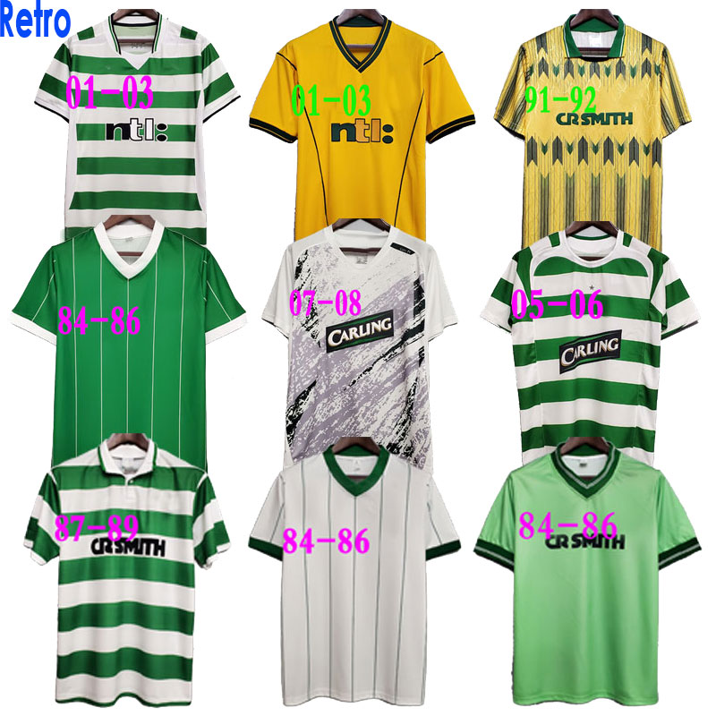 

Celtic retro 01 03 soccer jerseys HOME 95 96 97 98 99 football shirts LARSSON Sutton NAKAMURA KEANE black Sutton 05 06 91 92 84 86, 12-12