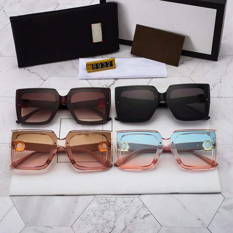 

Designer Sunglasses Hot for Women Fashion metal letters Ladies Multicolor Eyewear Woman full frame Polarized Sun Glasses summer