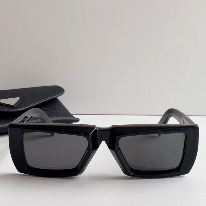 

Black Sunglasses SPR24Y Square Rectangle Acetate Sunglasses for Men Women Fashion Luxury Brand High Quality Leisure Vacation Anti-UV400 With Box
