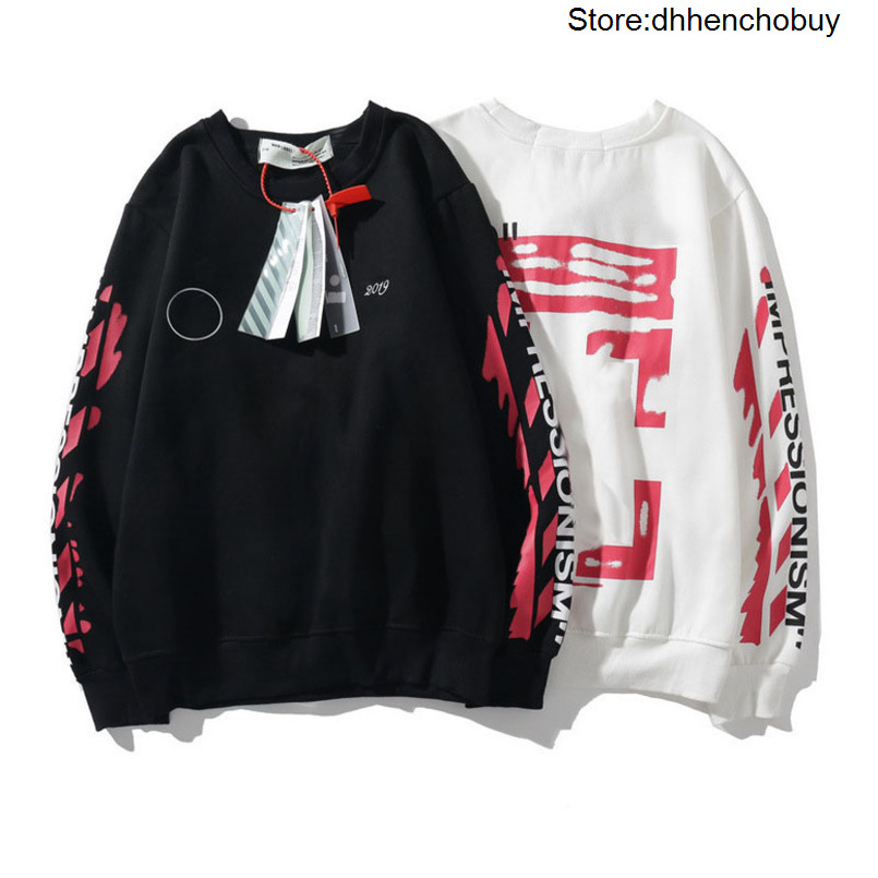 

Sweatshirt Paint Arrow Sports Hoodies Hip Hop Designers High Quality Offs Hoodie Winter White, 21