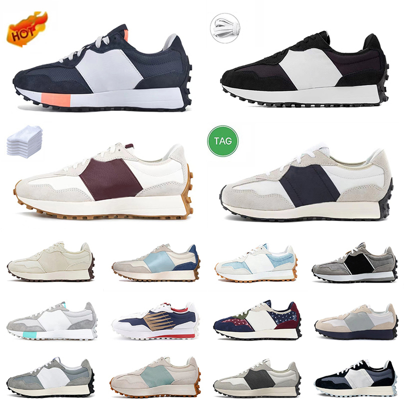 Mens Womens Running Shoes 327 Paisley Pack niko and Foot locker x Pensole Black white Staud Pastel Denim Navy Rain Cloud Violet Leaf trainer 8NPI