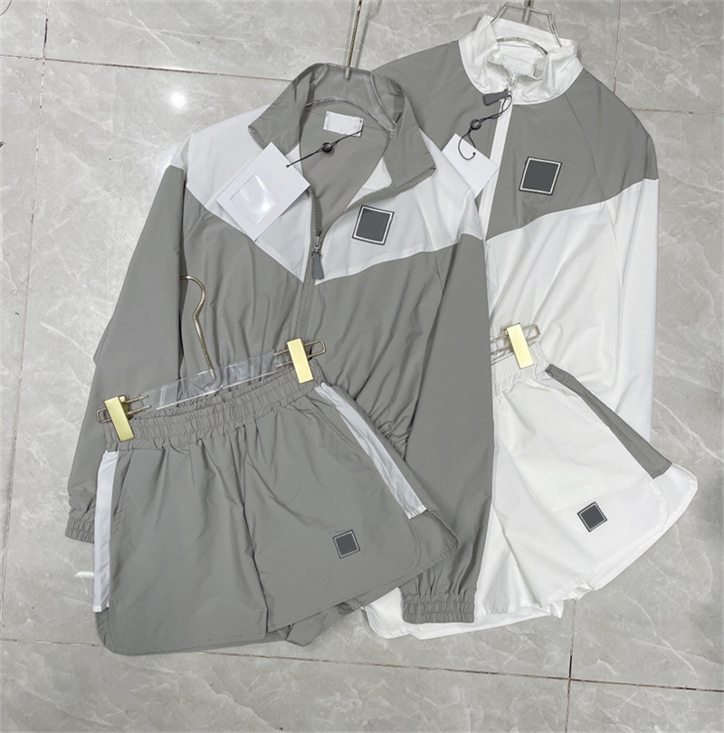 

Women's Two Piece Pants Set Tracksuits Summer Shirt With Elastic Long Sleeve Casual Suit Fashion Female Sportwear Sun-protective Grey, Gray