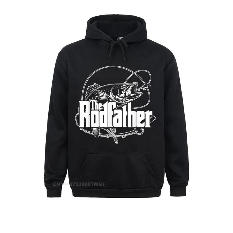 

Men' Hoodies & Sweatshirts The Rodfather T Shirt - Funny Parody Fishing Gifts T-Shirt Family Design Long Sleeve Student Sportswears, Purple