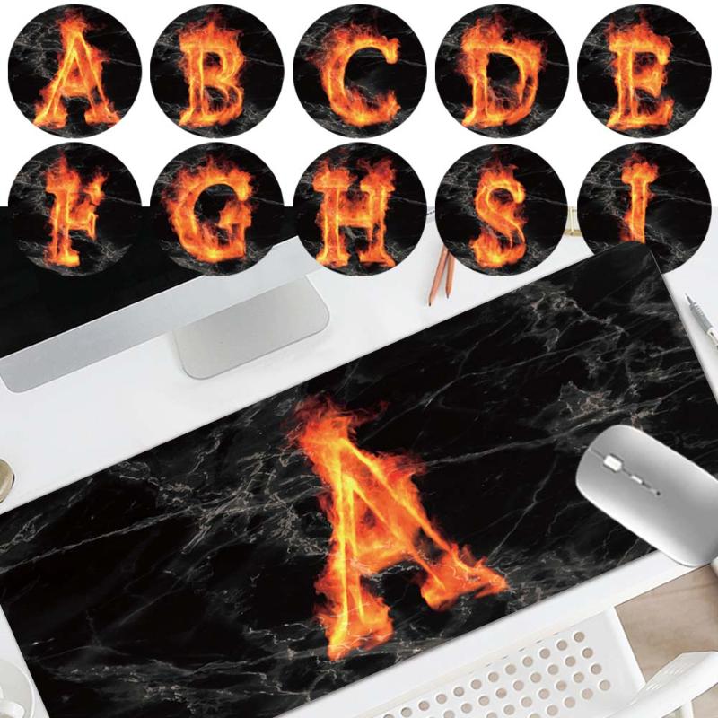 

Mouse Pads & Wrist Rests Pad League Of Legends Gaming PU Leather Letter Series Large Home Office Computer Accessories PadMouse
