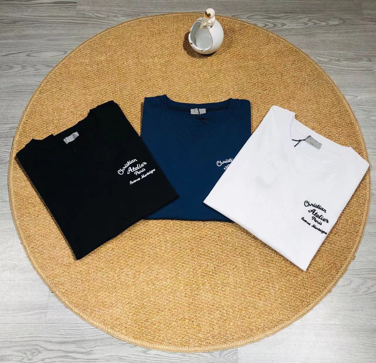 

2021ss spring and summer new high grade cotton printing short sleeve round neck panel T-Shirt Size: -l-xl-xxl-xxxl Color: black white 5tHf64h
