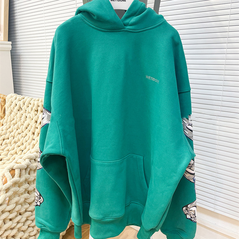 

Hoodie Autumn and Winter New Loose Thickened Fleece Hooded Pullover Men Women Sweatshirts
