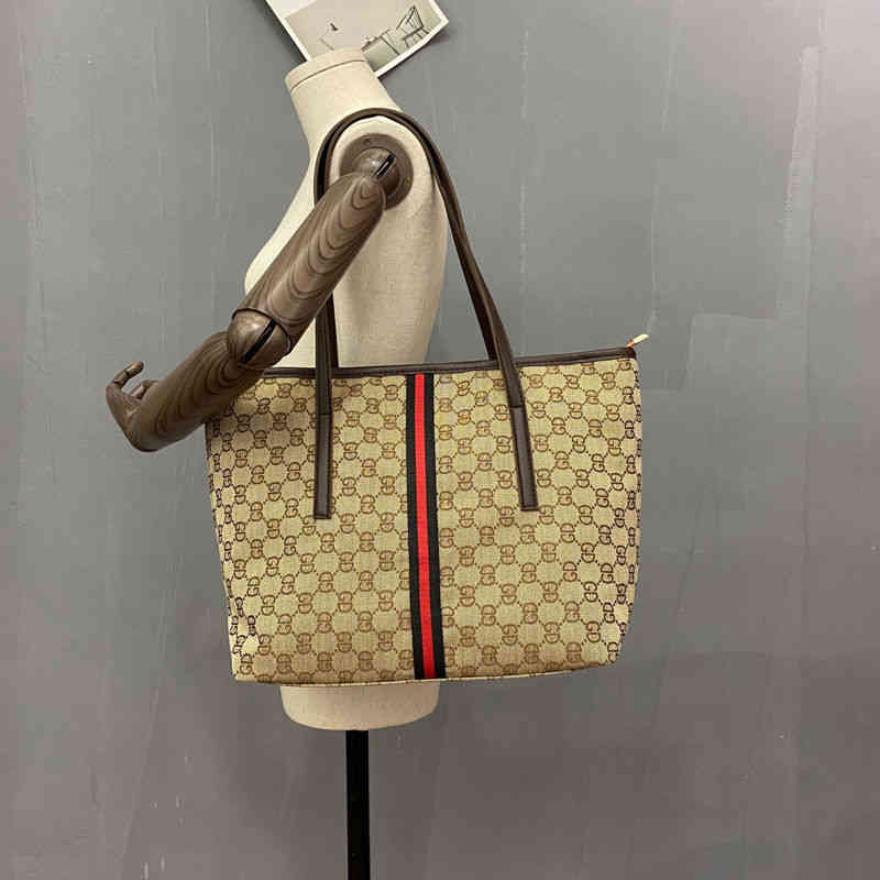 

Big bag women's new version versatile student simple Tote Bag large capacity shoulder Purses_PEKJ