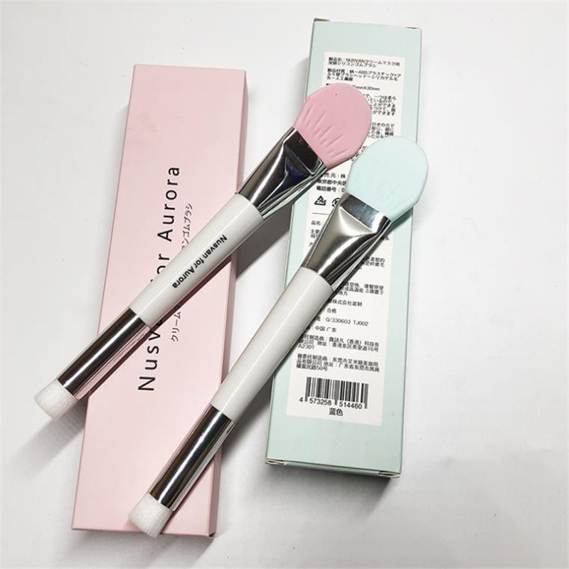 

Japan nusv double-headed mask brushes silicone brush soft-haired face mud film brush tool good quality, As link