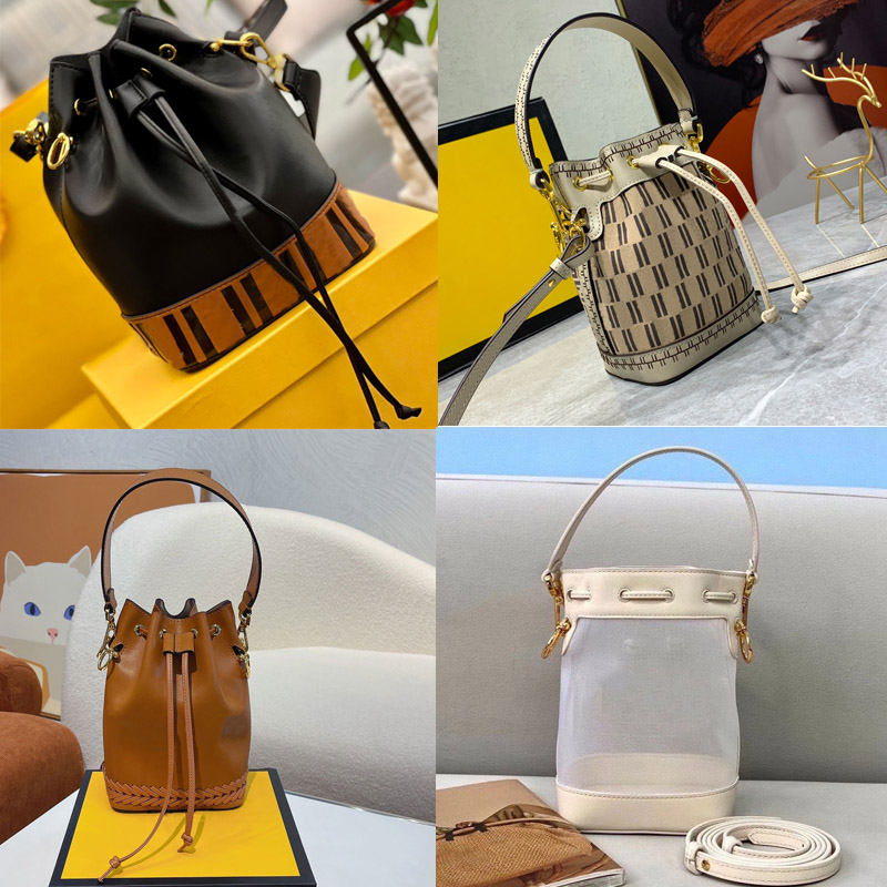 

fashion mini bucket bag top luxury designer crossbody shoulder bags wet hanbdag ff womens fashion leather mon transparent tresor removable, Dust bag