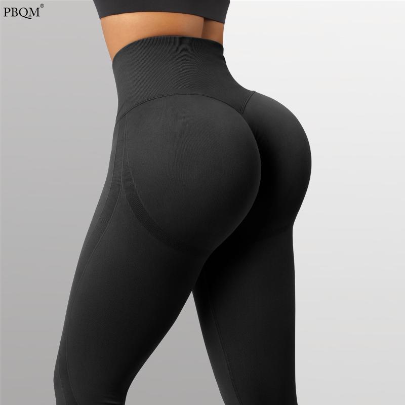 

Yoga Outfit Seamless Leggings Solid Scrunch BuLifting Booty High Waisted Sportwear Gym Tights Push Up Women For FitnessYoga, Sl674dr