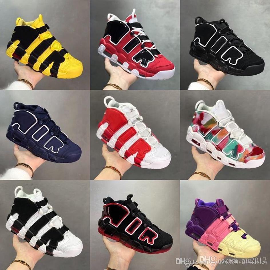 

Mens More Uptempos Basketball Shoes New Uptempos Scottie Pippen Split Split Doernbecher Gym Team Red Sport Sneakers Italy Bulls Hoops Pack Trainer, 25