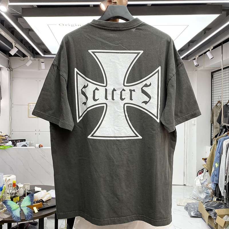 

Tees Tops Summer Style Best-Quality Wash Do Old T Shirt Oversize Men Women T-shirt