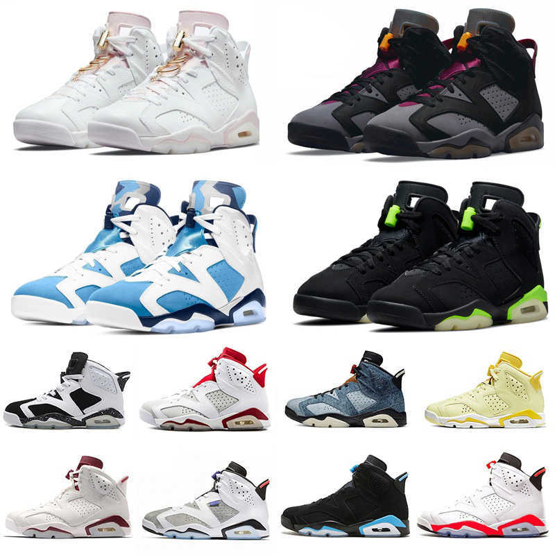 

2021 Jumpman 6 mens basketball shoes 6s Cactus Jack UNC Electric Green Gold Hoops Infrared Bordeaux Tiffany Blue men women trainer sports, Color#1