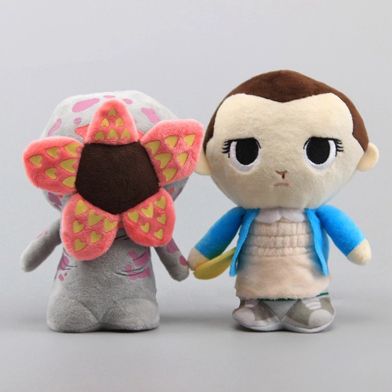NEW Stranger Things Eleven with Eggo Demogorgon 20cm Plush Toy Soft Stuffed Dolls Children Xmas Gift-image-777786065
