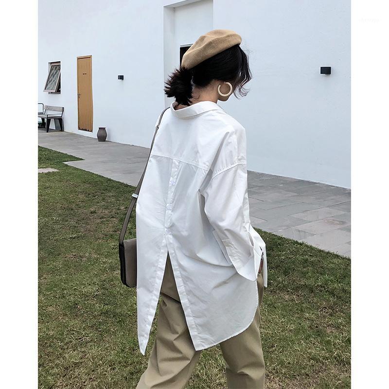 

Women' Blouses & Shirts 2022 Spring Retro Hong Kong Style Long Sleeves Top Design Lightly MatureRachel, White