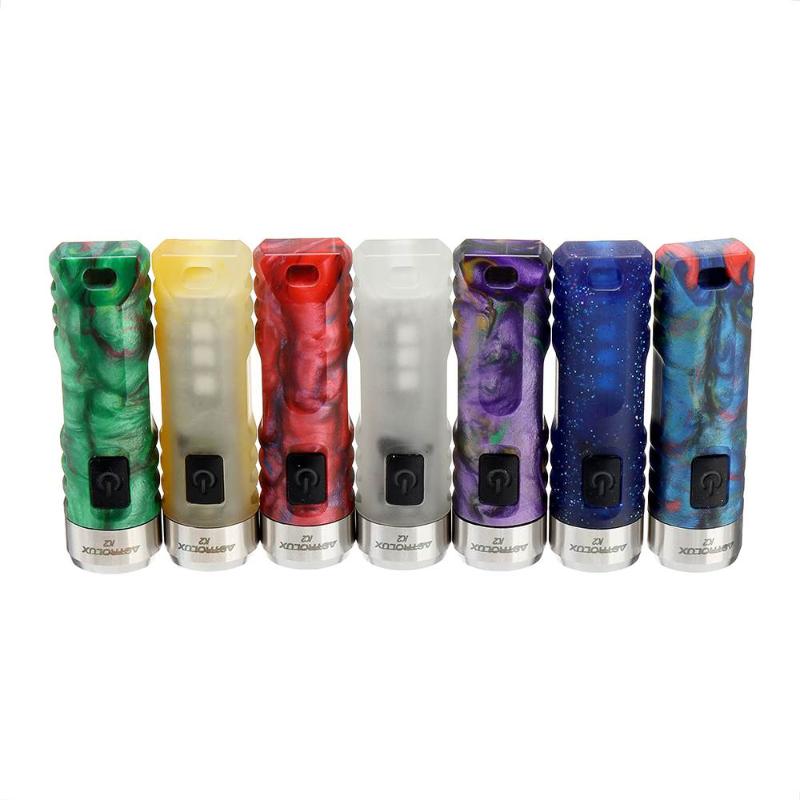 

Flashlights Torches K2 SST20 Mini LED Keychain 300LM With Battery Type-C USB Rechargeable Torch For Outdoor Camping Working Lante