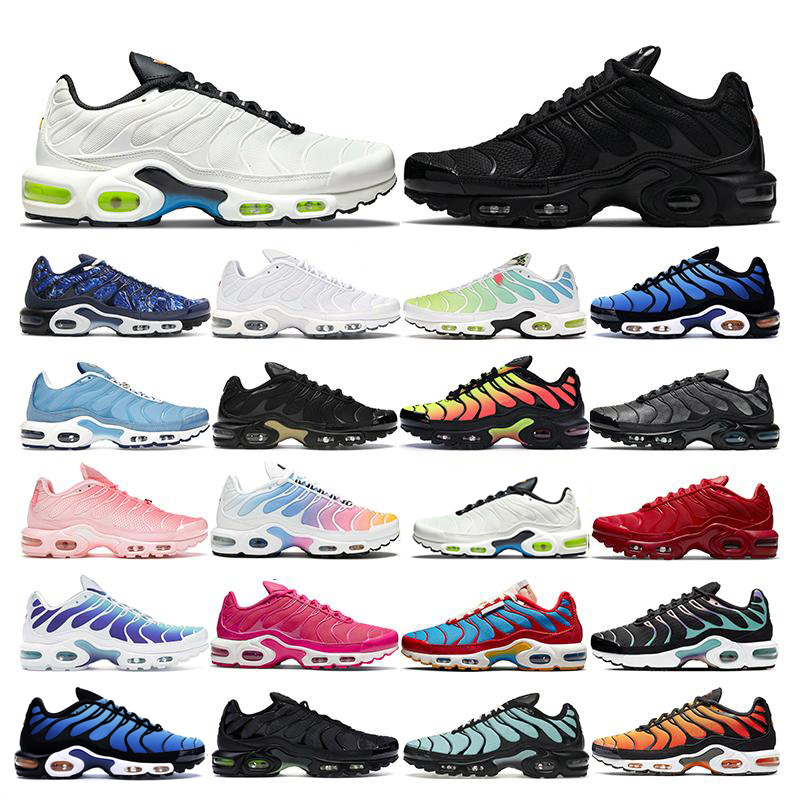 

Designer Mens Women running shoes for plus TN sports trainers UNDFTD White Volt Knicks Black Oracle Aqua Atlanta Orlando Midnight Navy Cargo Khaki tns sneakers 36-47, 33