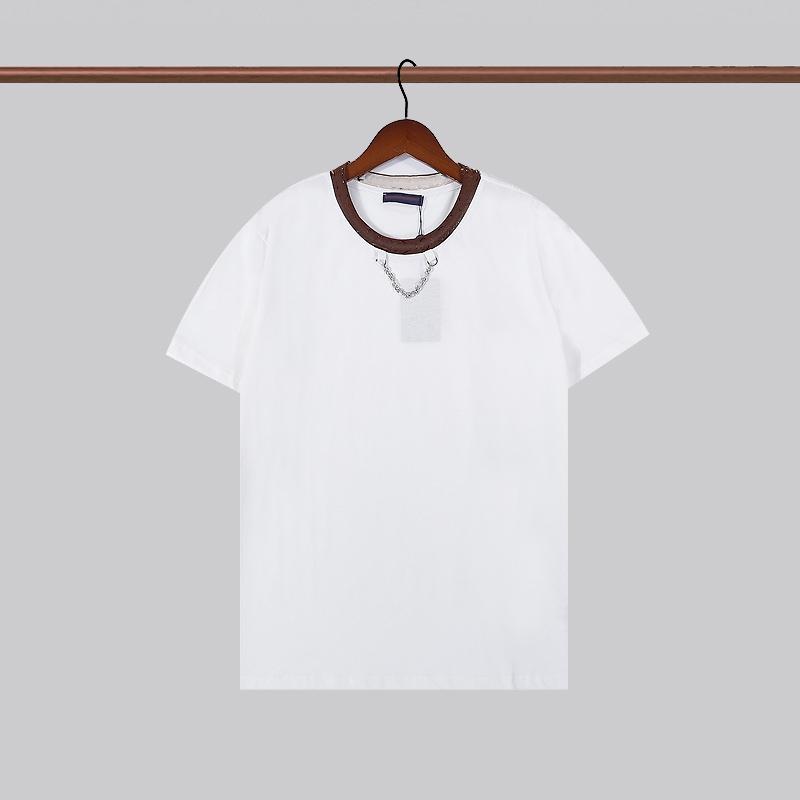 

High Quality Summer Designer Streetwear T Shirts For Men Tops Fashion Letter Print On The Neck T -Shirts Mens Women Cotton Clothing Short Sl, Shipping fees