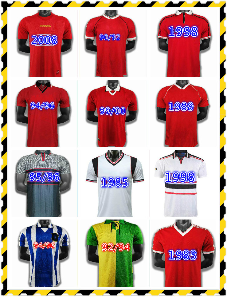 

RETRO Manchester RONALDO soccer jersey 1994 1995 1996 UNITED red black FOOTBALL SHIRT 94 95 96 Vintage classic MAN UTD Cantona Hughes Giggs Ince