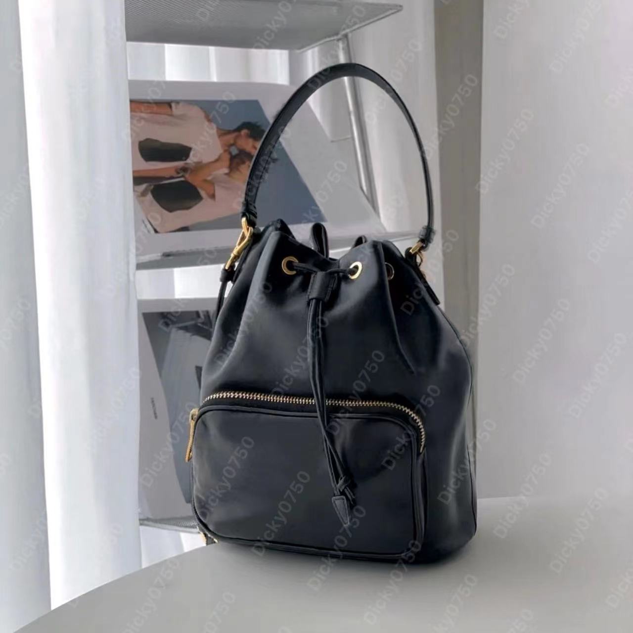 Designers Drawstring bags women luxury Bucket bag mini handel handbags Canvas pouch woman lady messenger bag satchel chain shoulder Purse Designe