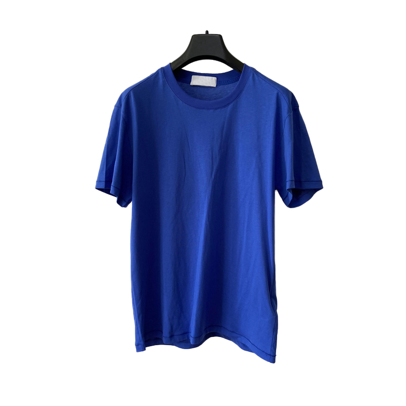 

Men's t-shirt fanshion clothing short sleeve tees mens t-shirts summer simple high quality cotton Casual solid color Top 9FUH, Blue-24113