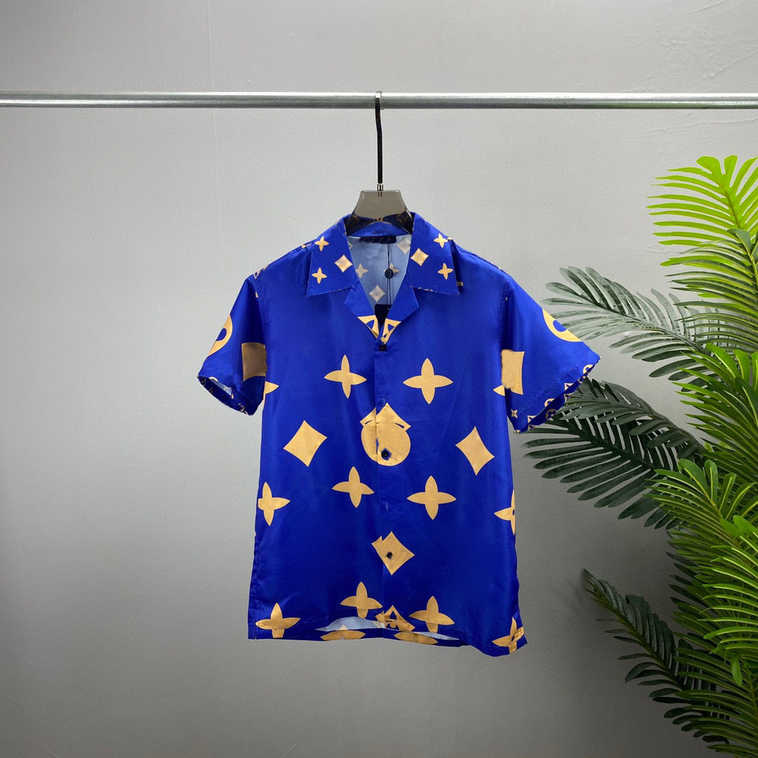 

22SS Designer Letter Printed T Shirts Tee Sweatshirt Fashion High Street Short Sleeves Summer Casual T-Shirt Breathable Men Women Crew Neck Tees Dresses for Wo 4-106, Blue