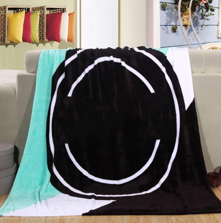 

Black Pink Colors Blanket Soft Coral Velvet Beach Towel Blankets Air Conditioning Rugs Comfortable Carpet FY7653